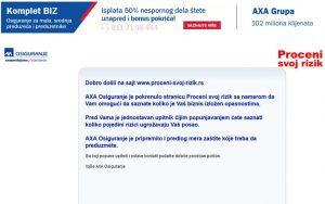 Procenite svoj rizik Procenite svoj rizik