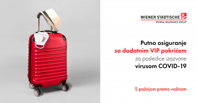 Proširenje VIP pokrića za Putno zdravstveno osiguranje – Covid-19 Proširenje VIP pokrića za Putno zdravstveno osiguranje – Covid-19